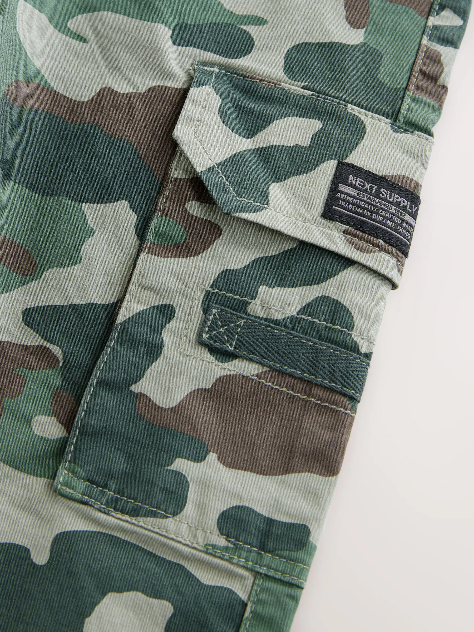 Kaki camouflage - Cargobroek (3-16 jr)
