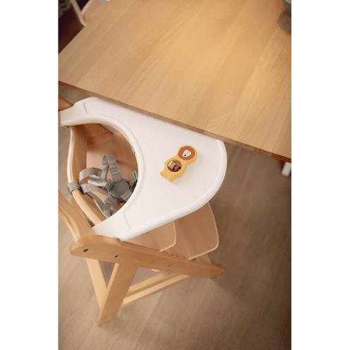Tablette Click Tray pour chaise haute Alpha+ - Blanc - HAUCK