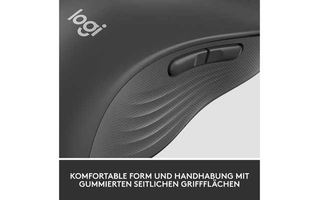 Logitech Maus »Signature M650 L left Graphite« kabellos