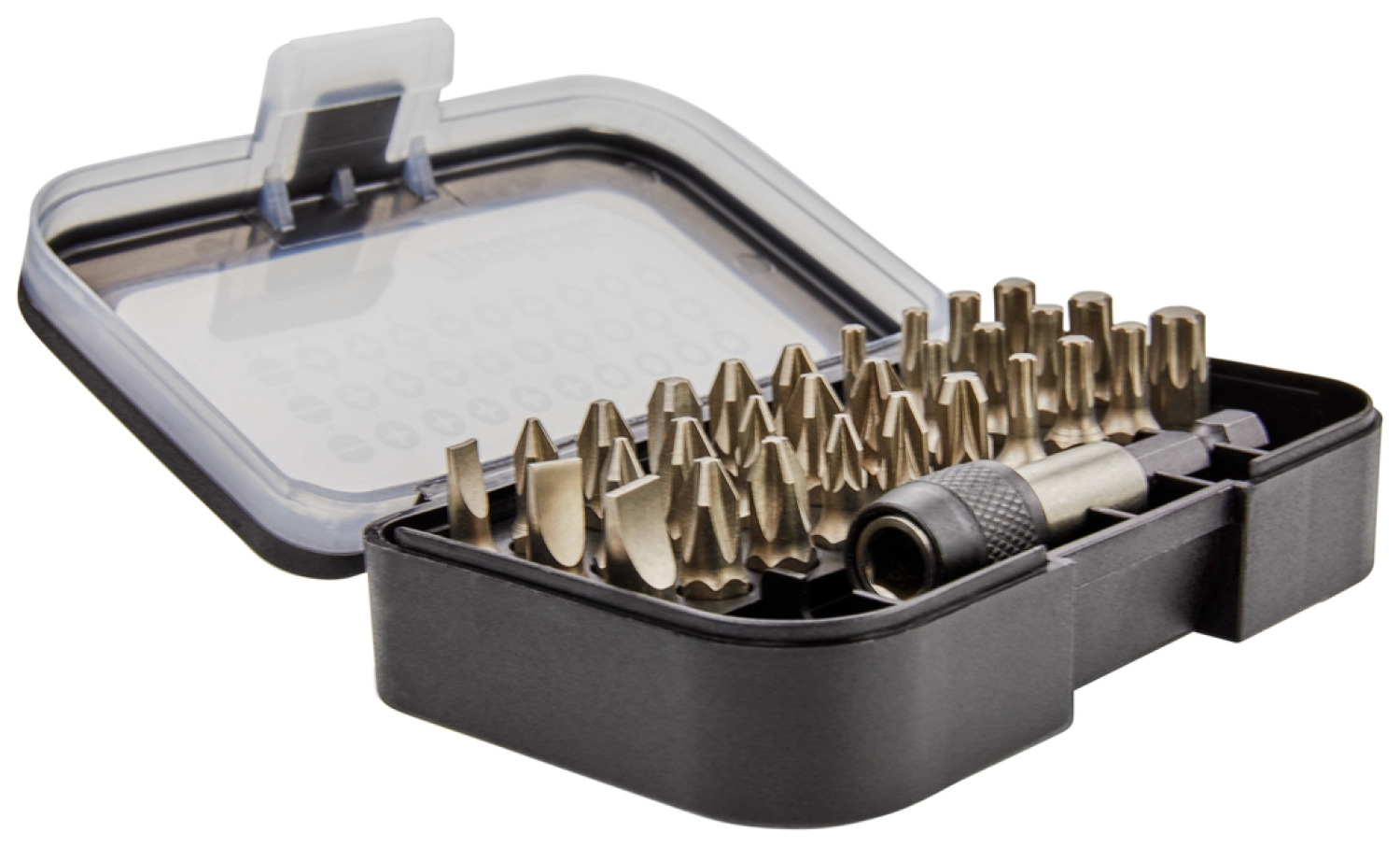 Makita D-30667 31 delige bitset in cassette met riemclip