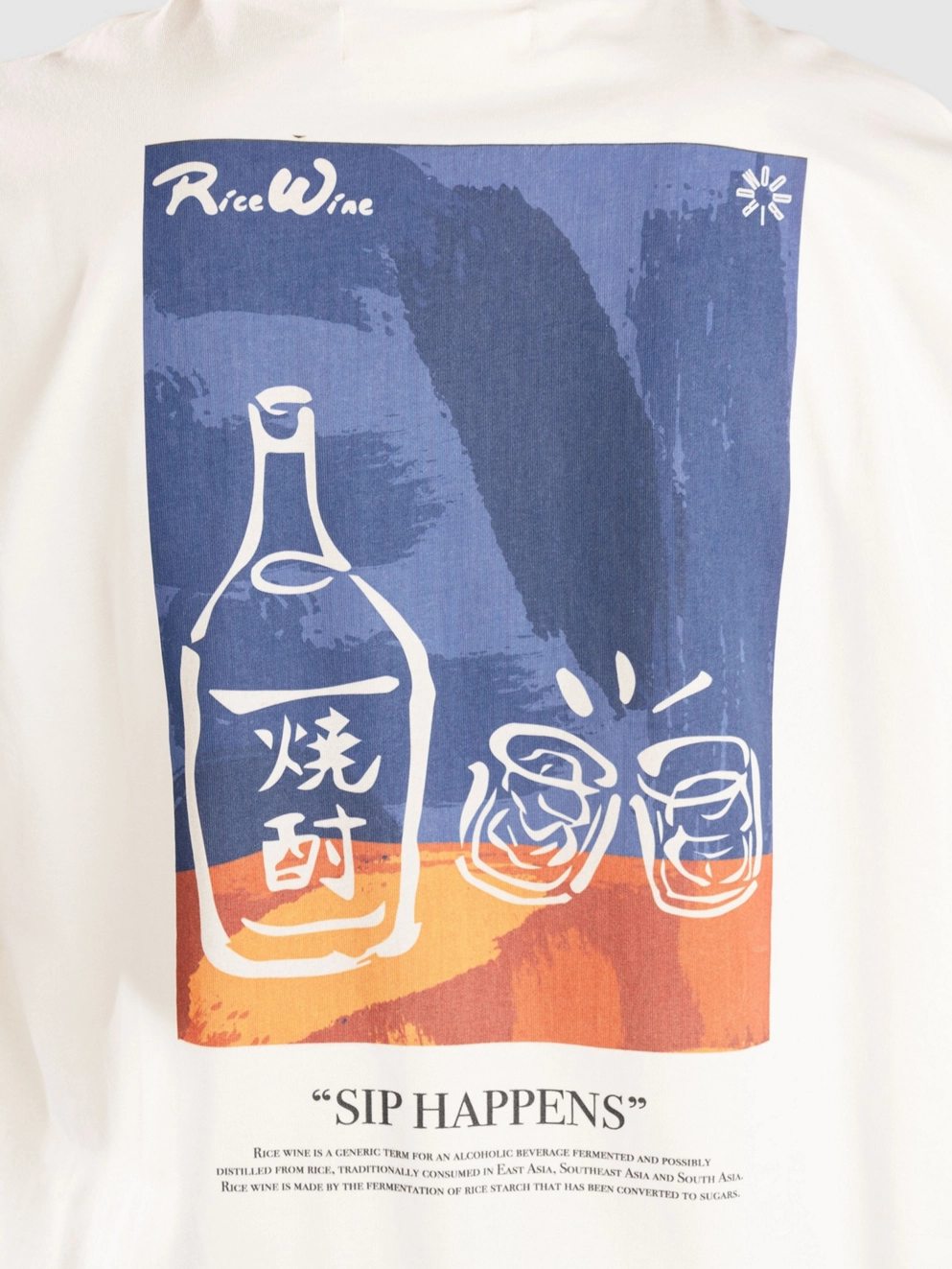 Woodbird Baine Sip T-Shirt off white
