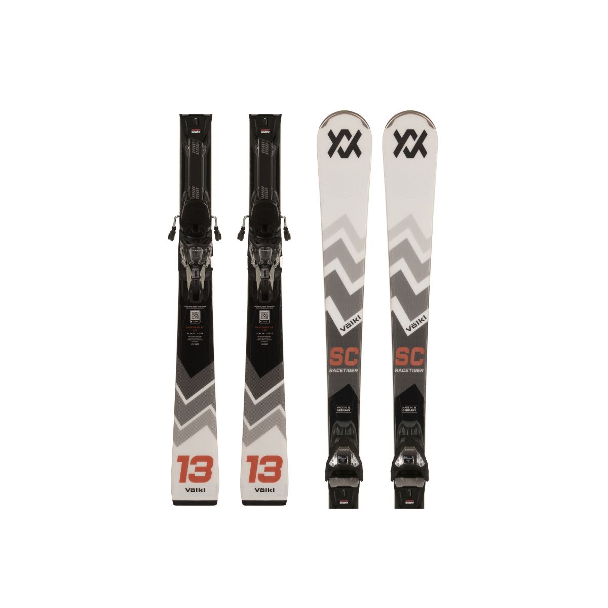 Völkl RACETIGER SC WHITE + Marker VMOTION 10 GW 2024/25 - 153 Marker Vmotion 10 Gripwalk (DIN 3-10)