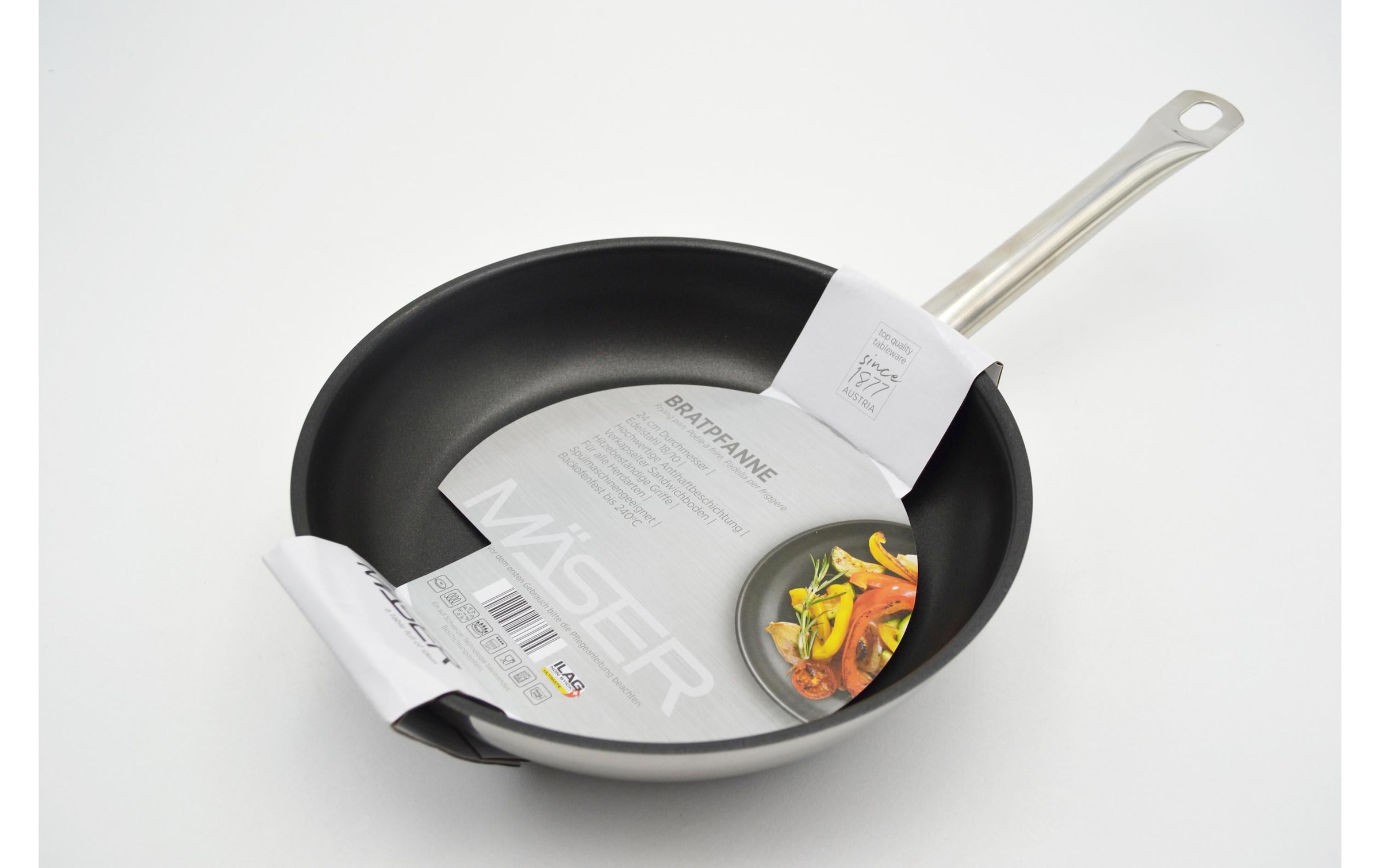 MÄSER Bratpfanne »Mäser Bratpfanne PROFESSIONAL I« Cromargan® Edelstahl Rostfrei 18/10 1 tlg. tlg.