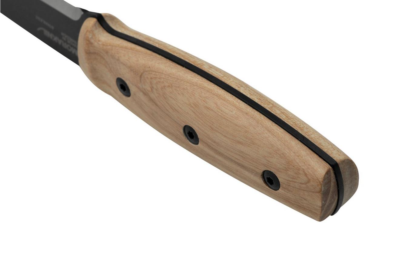 Morakniv Finn 14083 Ash Wood, Black Blade, bushcraftmes