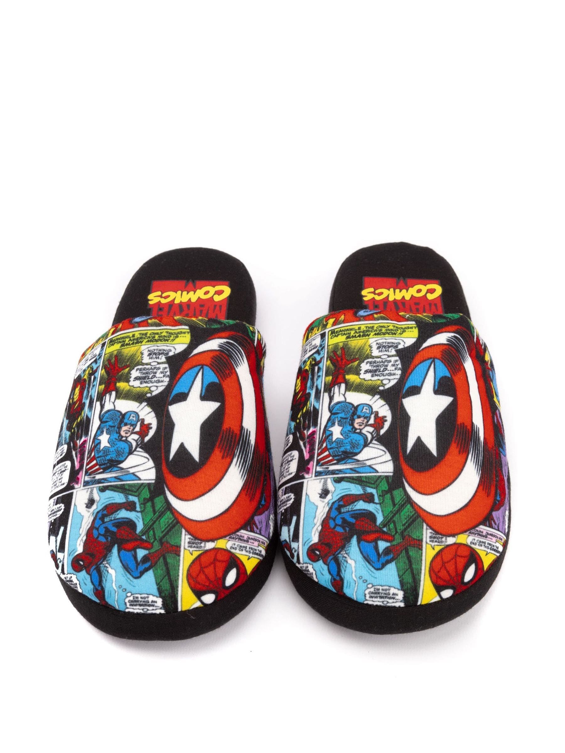 Zwart Marvel® - Vanilla Underground Mr Men Mr Lazy pantoffels