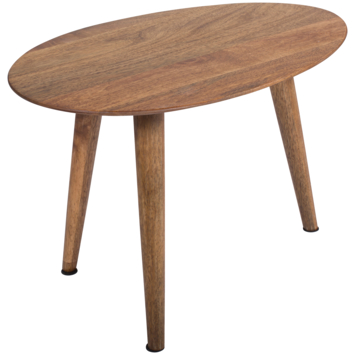 KARWEI bijzettafel Kumara teak mangohout 50 x 35 cm