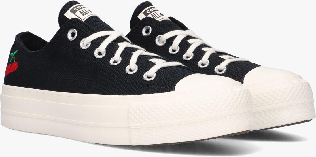 CONVERSE zwarte converse hoge sneaker chuck taylor all star lift platform