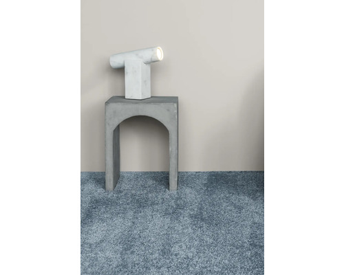 Luxe Shag Romantica zilvergrijs tapijt FB093 400 cm breed (per meter verkocht)