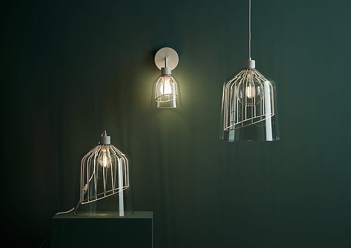 Lampe à poser Calaneo E27 IP20 Blanc