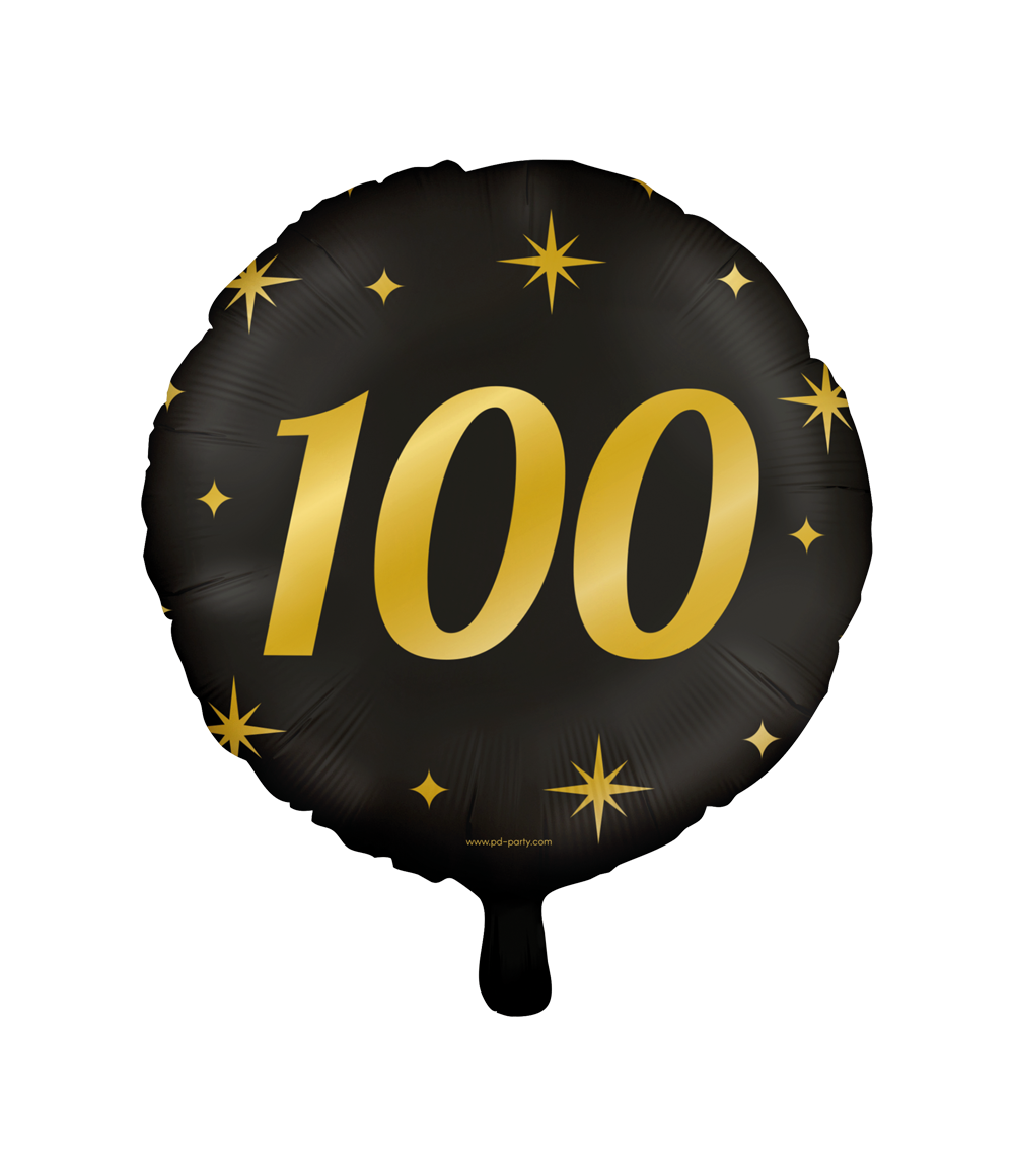 Helium Ballon 100 Jaar Leeg 30cm