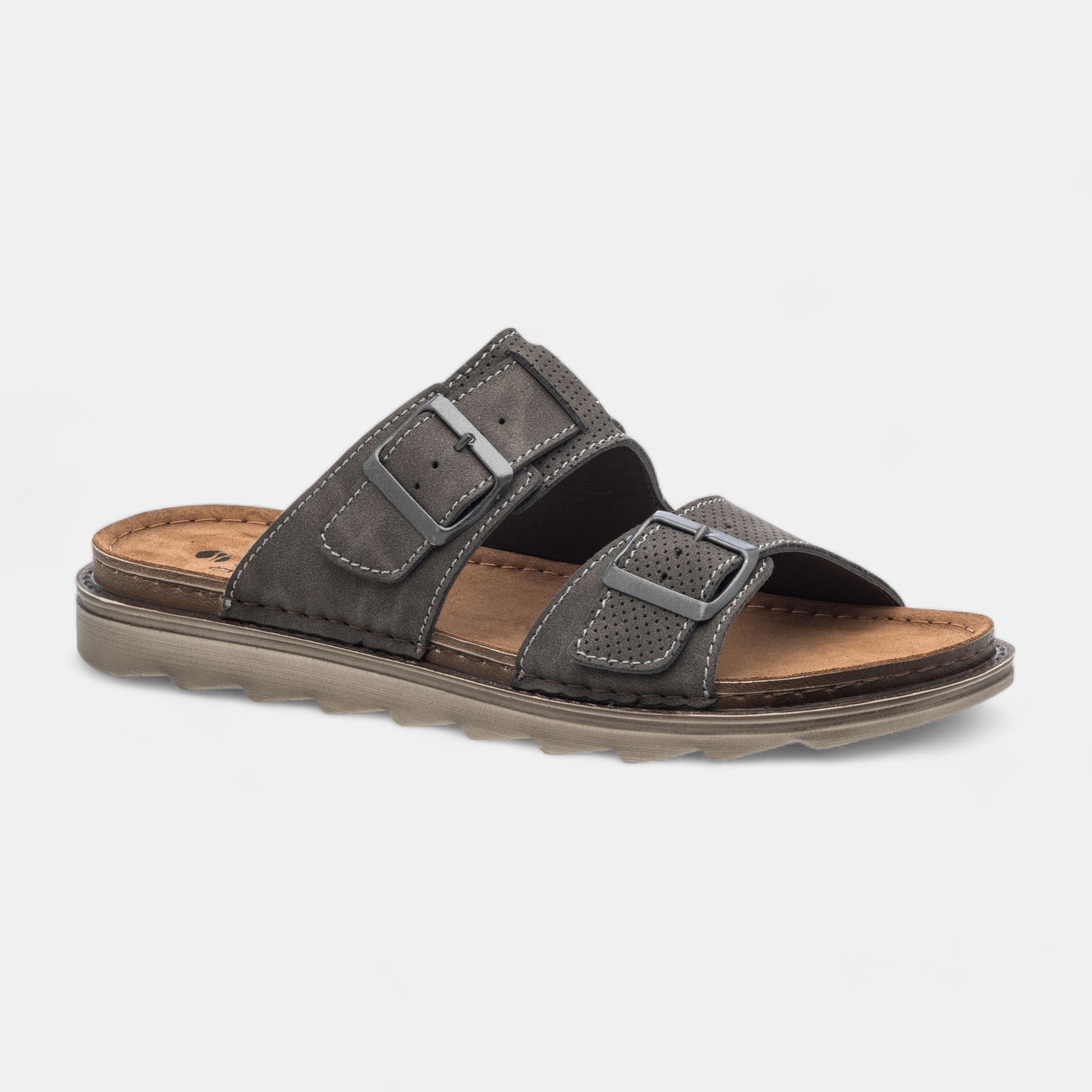 Mules Homme gris