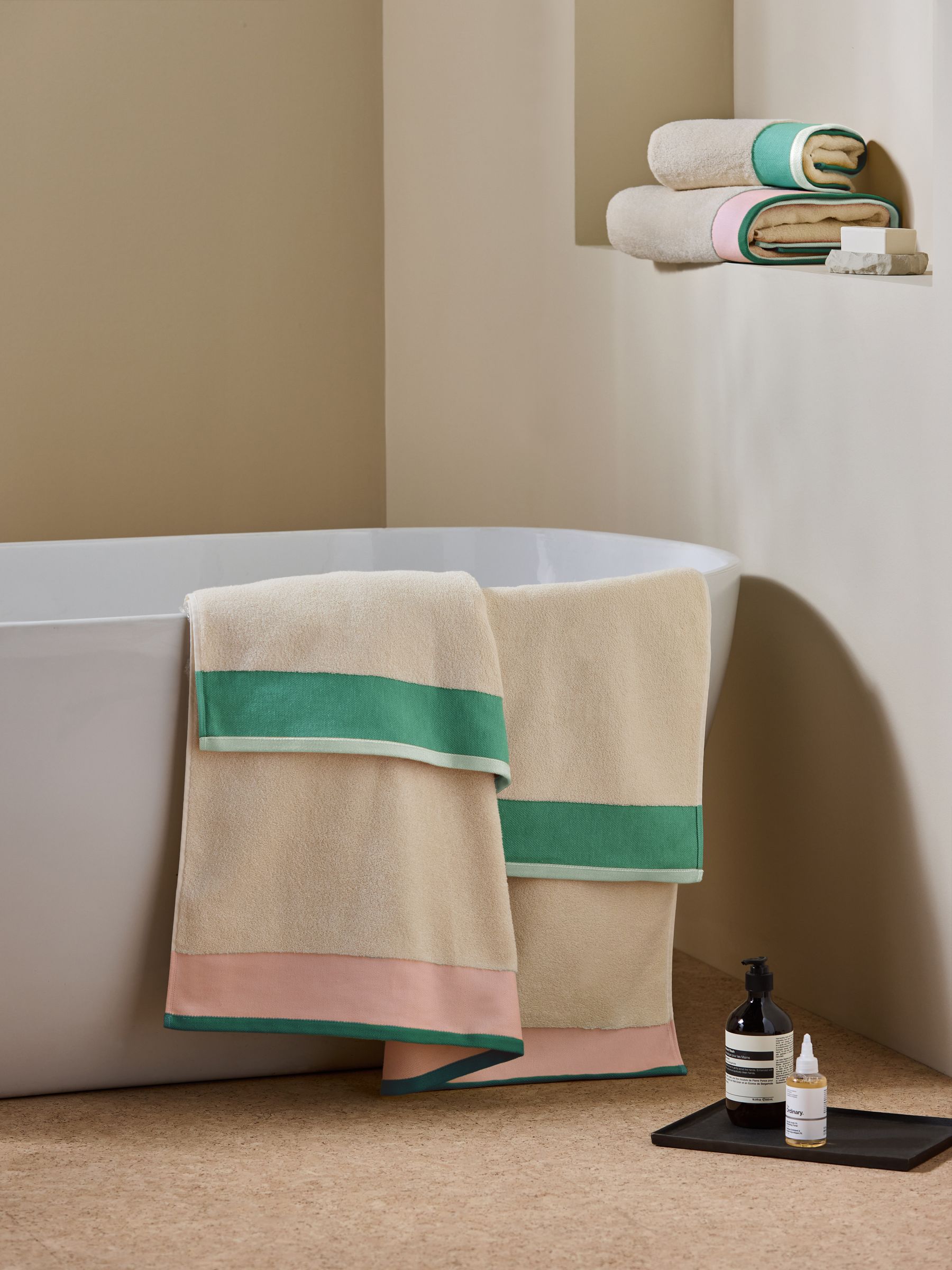 MADE.COM Dax Border Towel