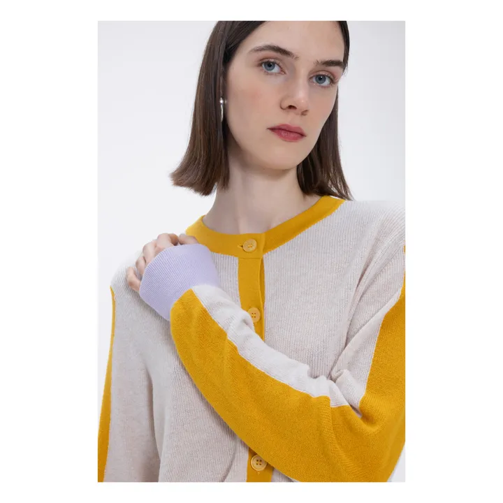 Our Sister Gilet Millie Lin et Coton | Ecru