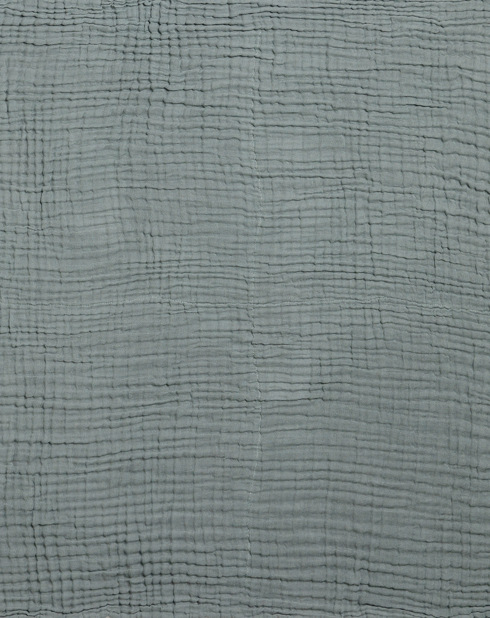 Baumwolldecke CRINKLE (120x120) in deco turquoise