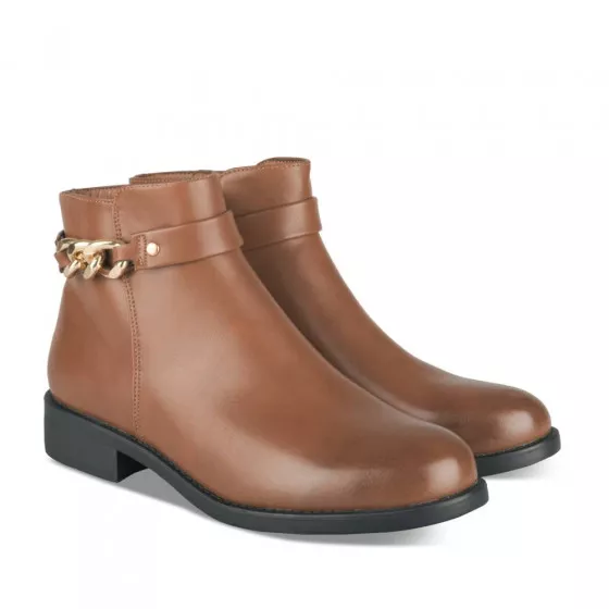 Bottines COGNAC PHILOV