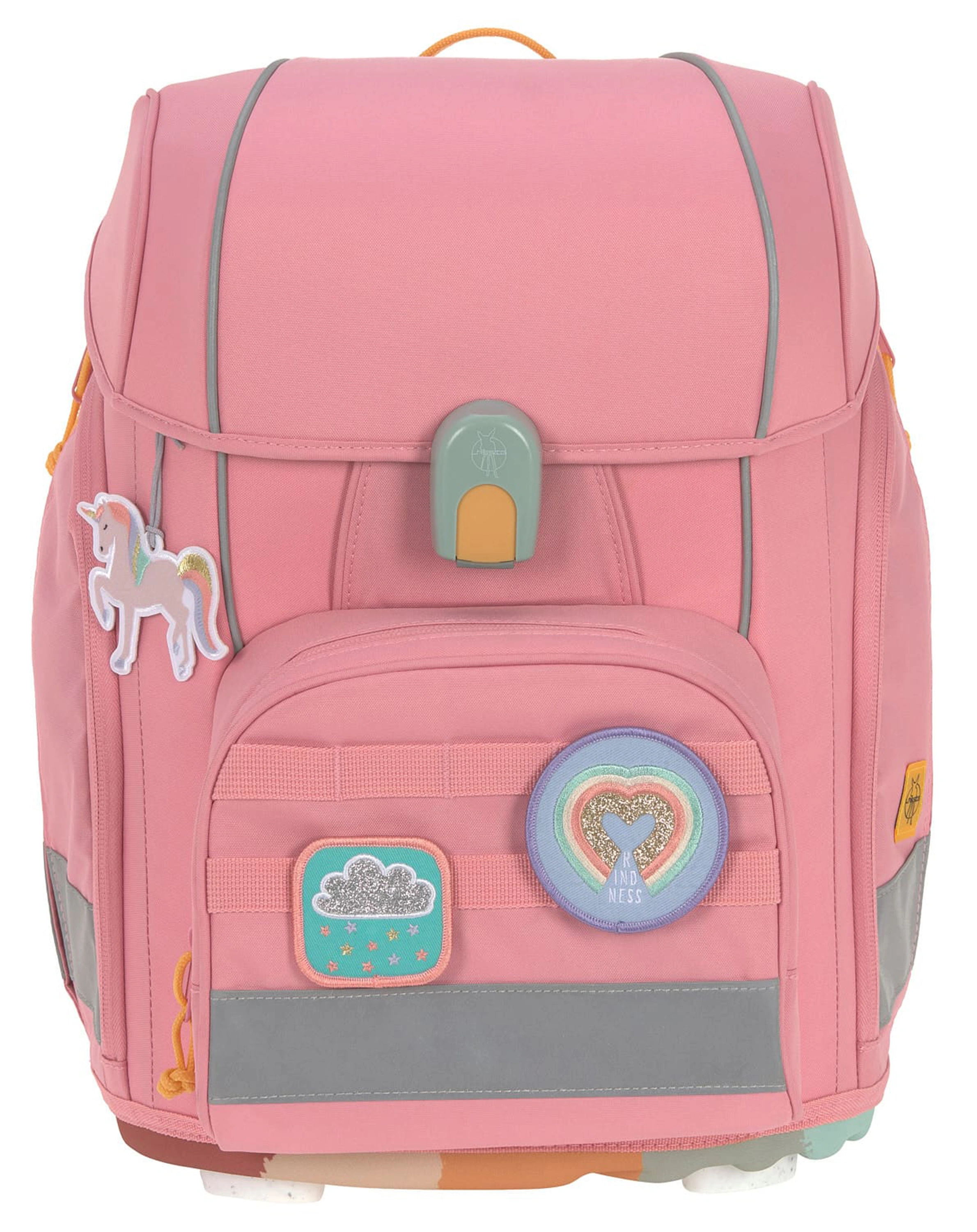 Schulranzen-Set UNIQUE (30x25x41) 9-teilig in pink