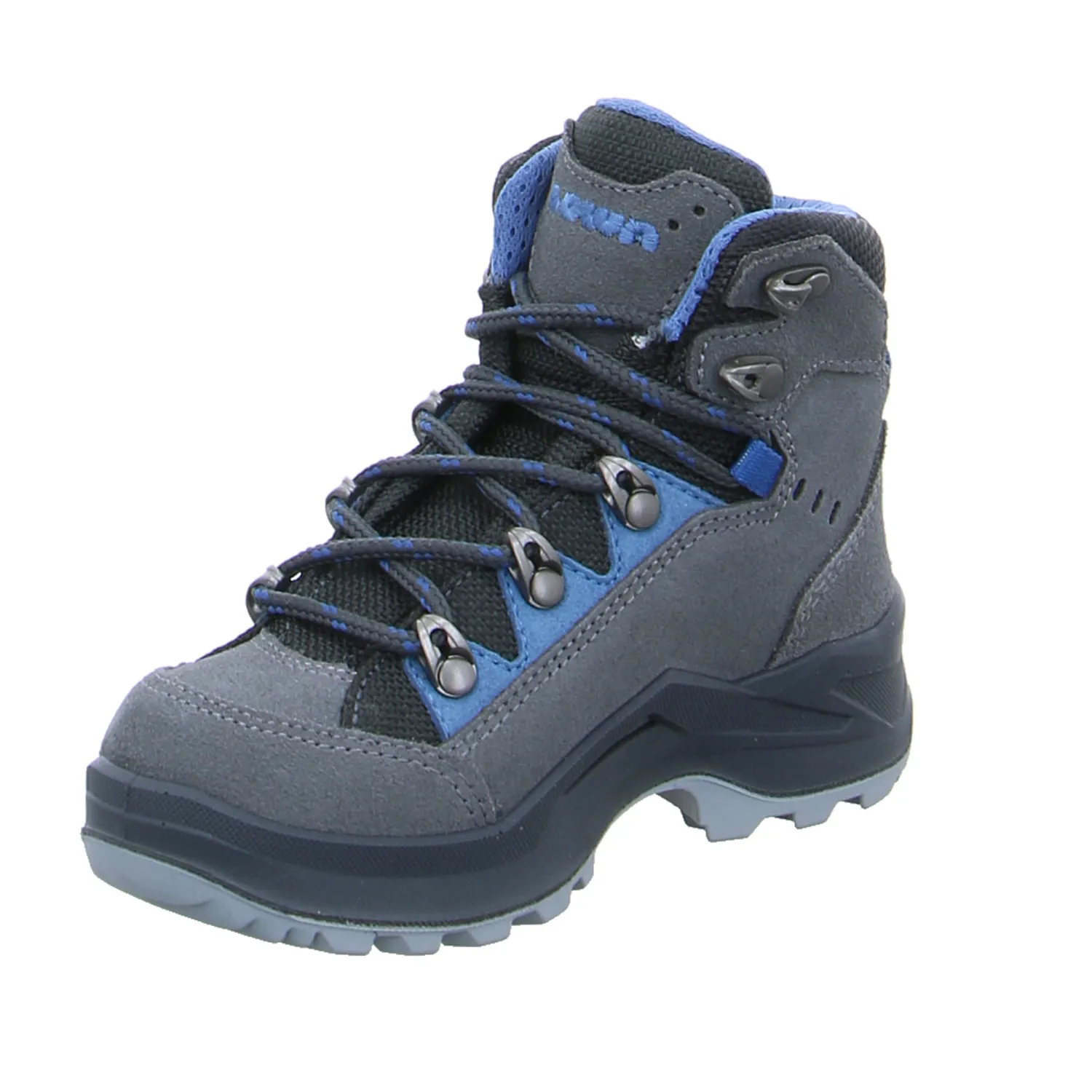 LOWA Kinder-Wanderschuhe Anthrazit Leder