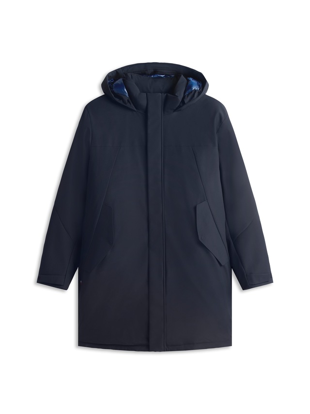 Tommy Hilfiger Big & Tall Funktionsmantel »HOODED PARKA«, Grosse Grössen Tech Winterparka Jacke Wasserabweisend abnehmbare Kapuze