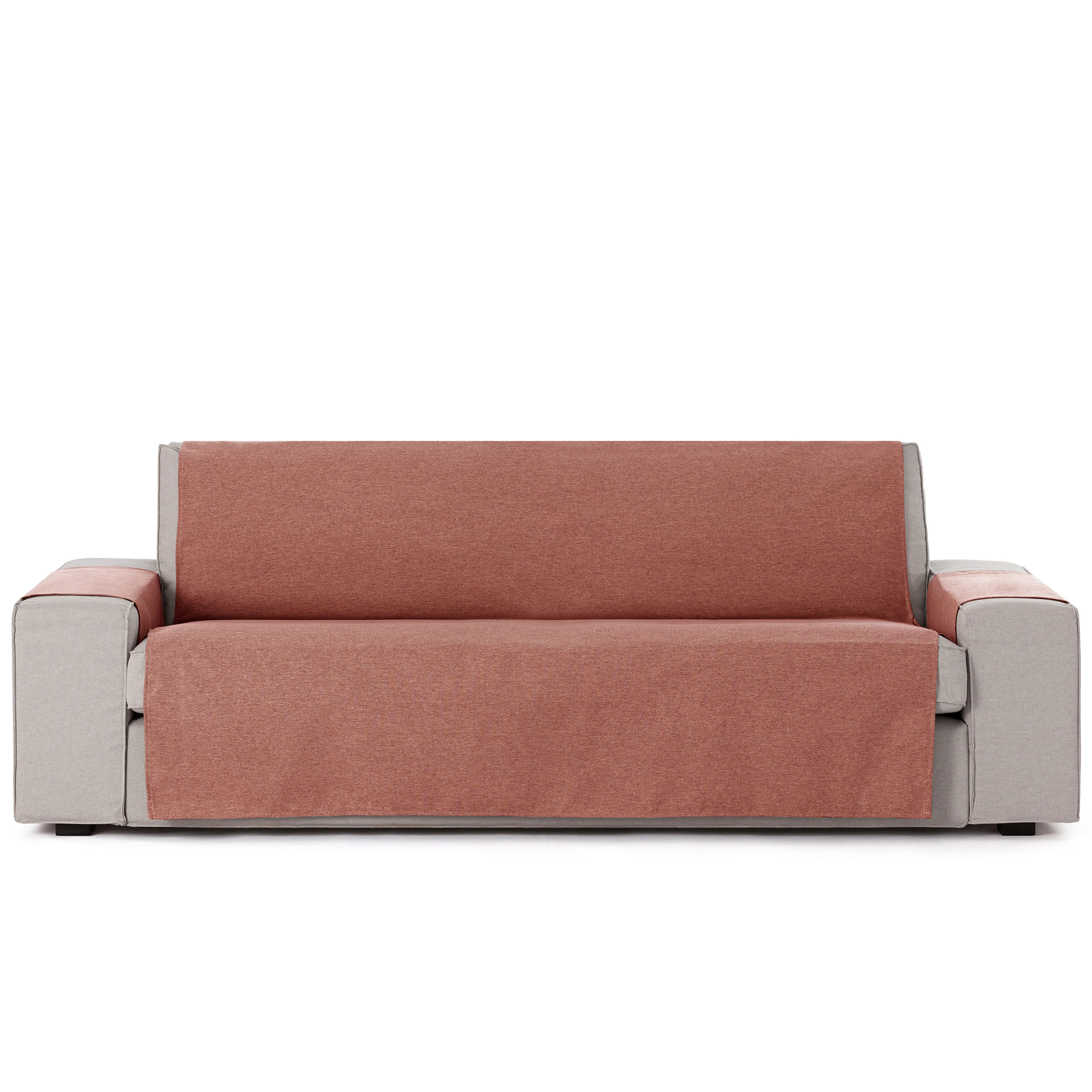Capa Protetora para Sofá Vipalia de 1 Lugar / Relax na Cor Terracota, Modelo Brisa