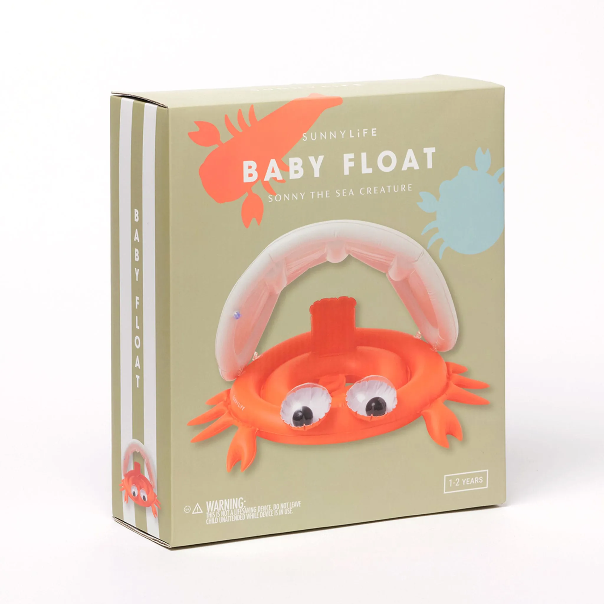 Sunny Life Flotteur avec Toit - Sonny The Sea Creature