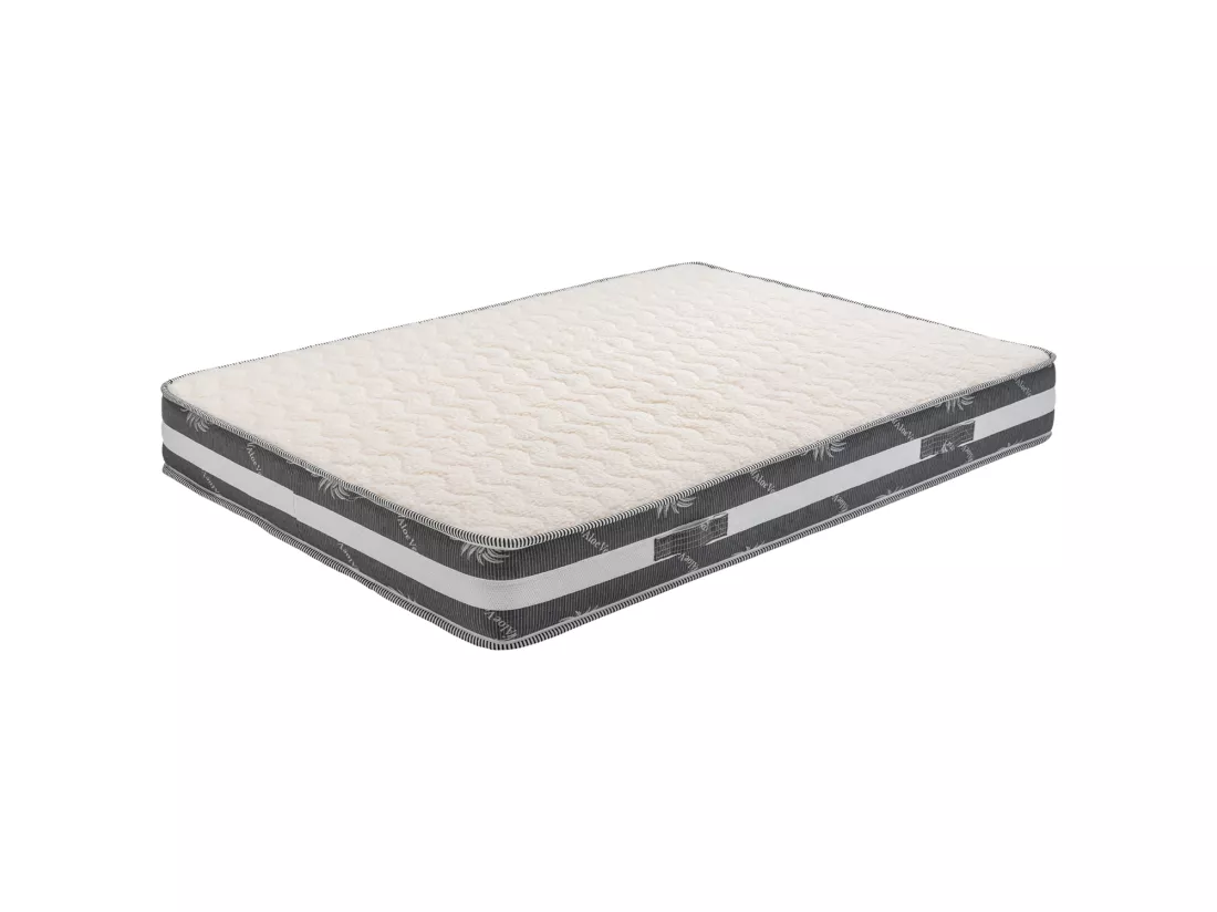 King of Dreams Matelas 180x200 x 22 cm + Oreiller Mémoire - Ferme - Face Hiver Laine - ame rembourrage 100 % polesther