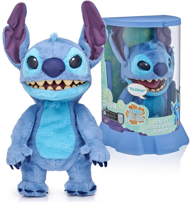 Disney Stitch Real FX Interaktiv Hånddukke