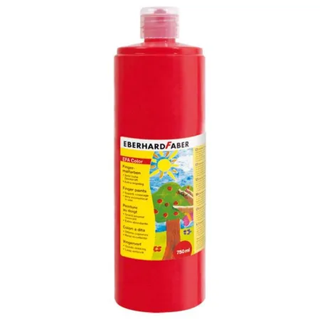 Eberhard Faber Fingerfarbe geraniumrot, 750ml