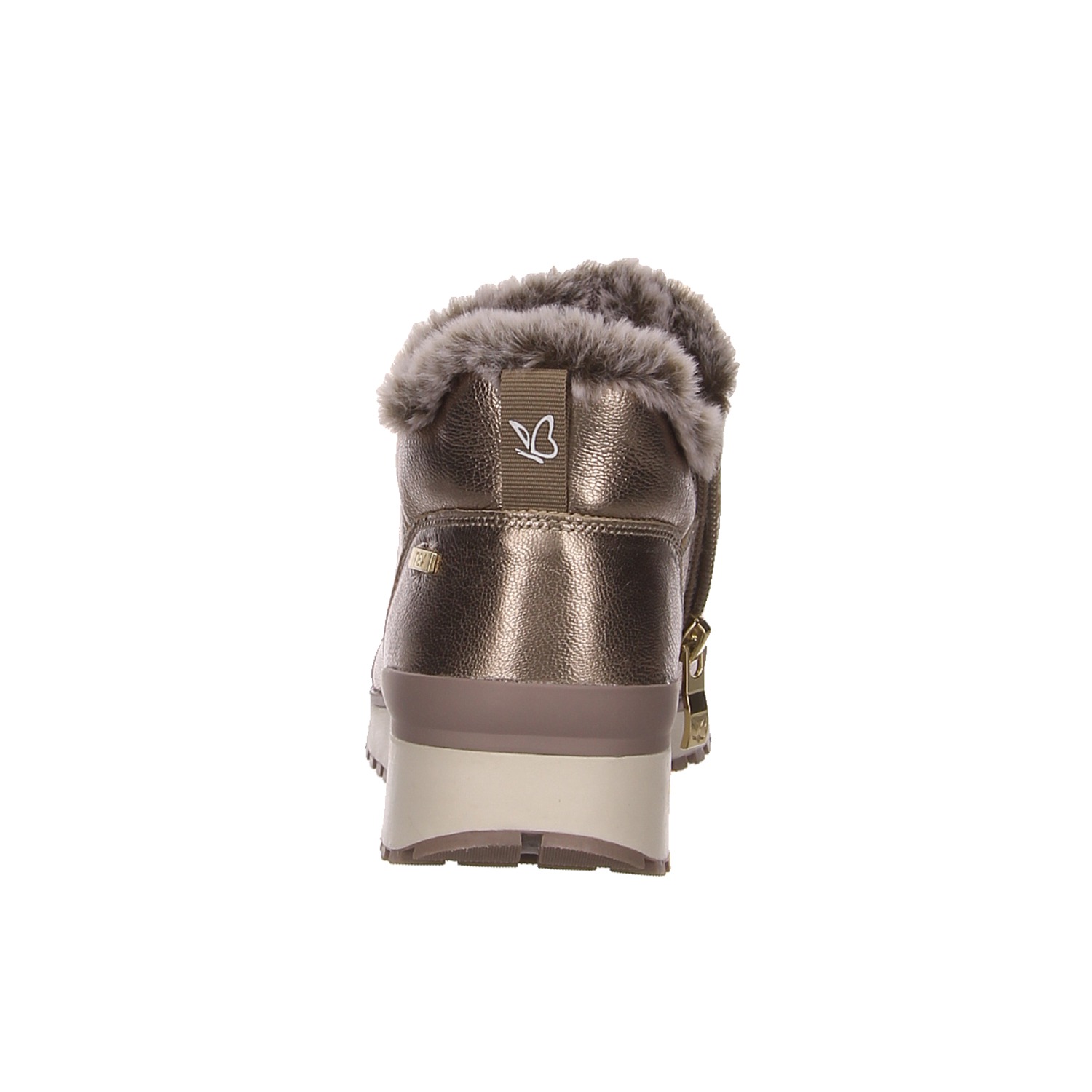 Caprice Stiefeletten taupe gold/silber/bronce