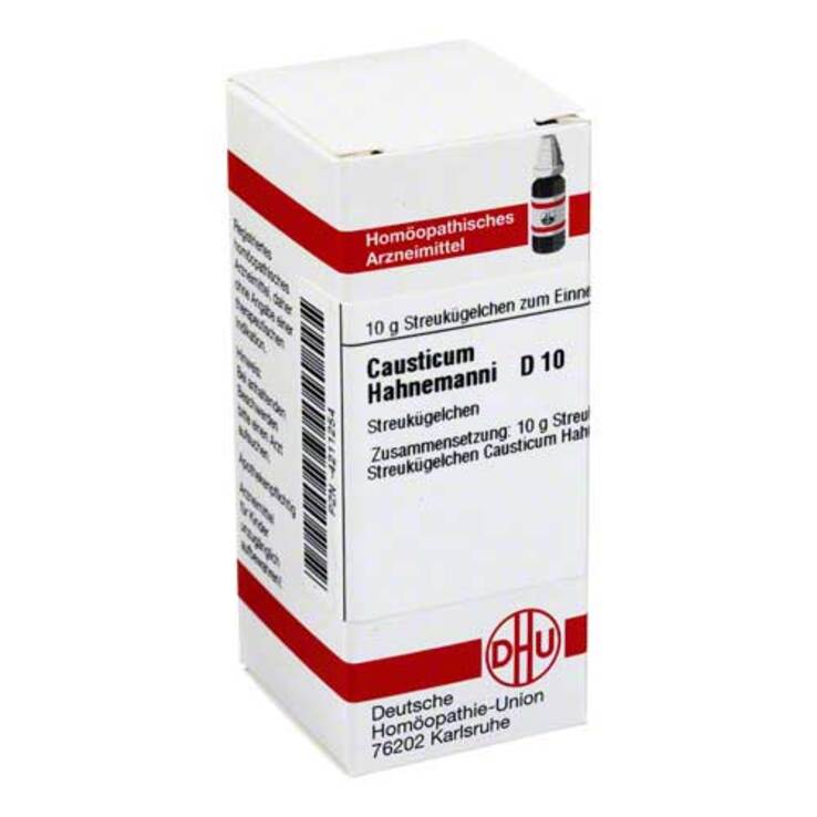 DHU causticum Hahnemanni D 10 Gl, 10 g