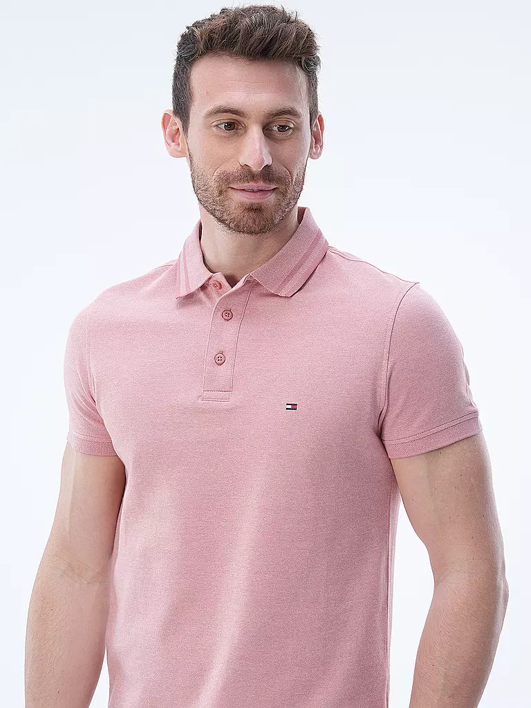 TOMMY HILFIGER Poloshirt Slim Fit rosa