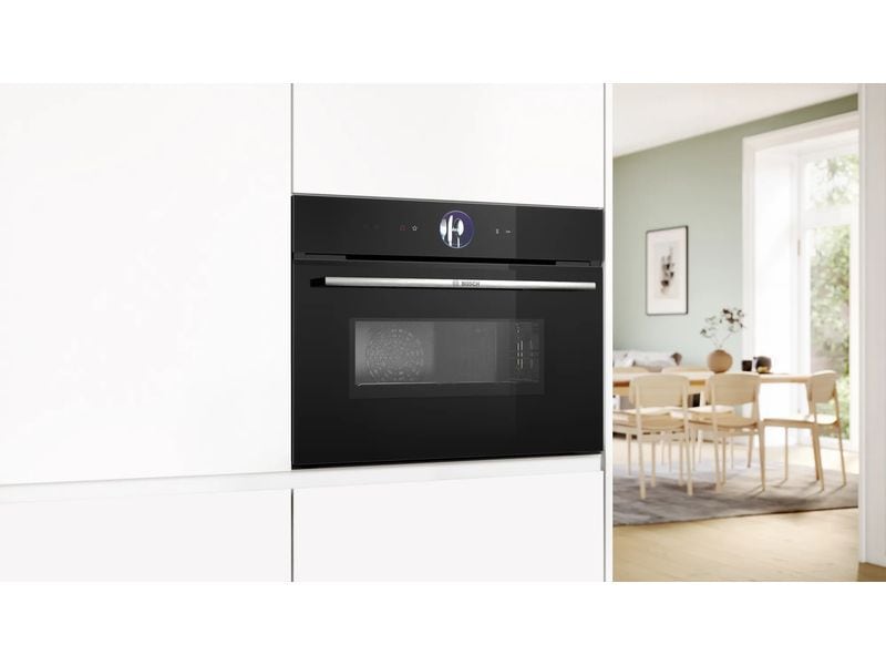 Bosch Einbaubackofen mit Mikrowelle CMG7761B1 Schwarz Mikrowelle