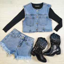 Cowboy boots - zwart