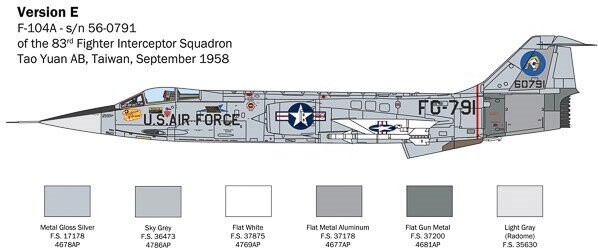 Italeri - F-104 Starfighter Fly Byggesæt - 1:32 - 2515