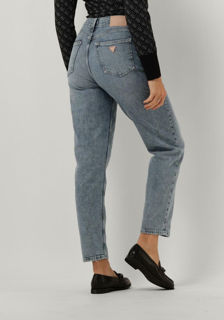 GUESS blauwe guess mom jeans mom cut jean