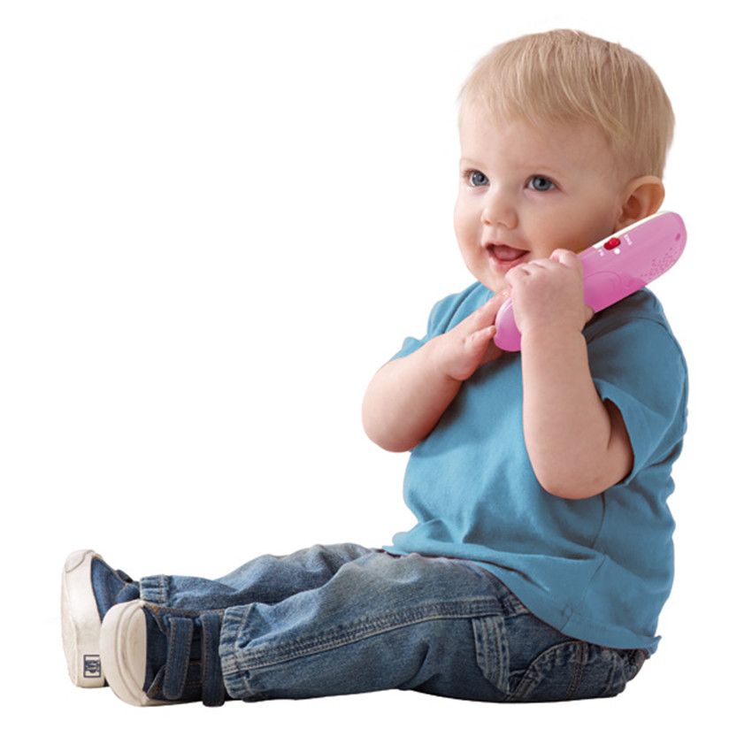 Baby Smartphone Bilingue - Rose - Doré