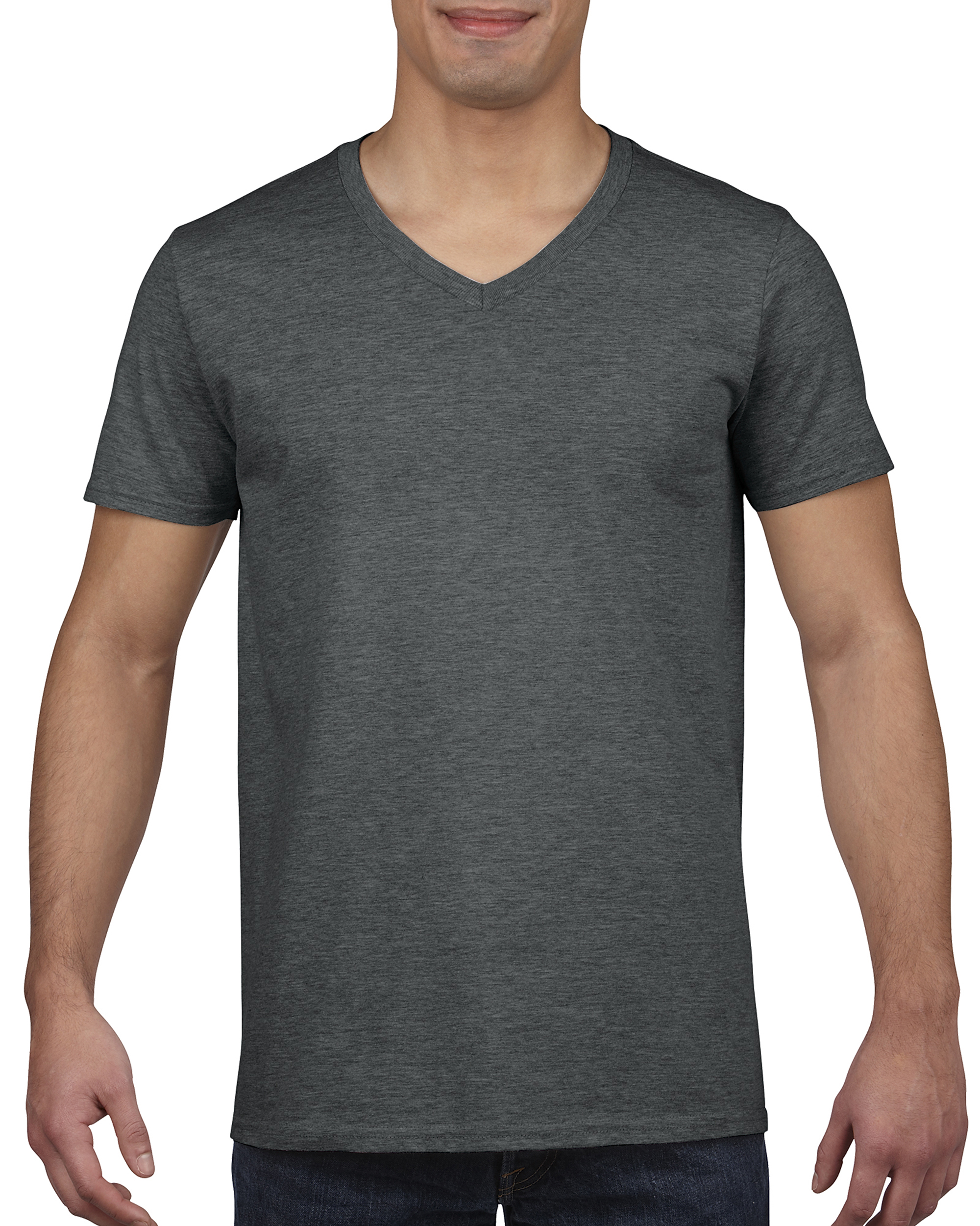 Gildan 64V00 - T-Shirt Homme Col V 100% Coton