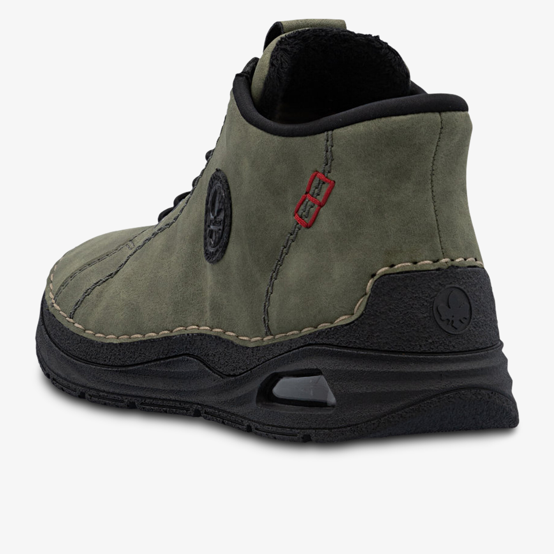 rieker Damen Schnürstiefeletten olive