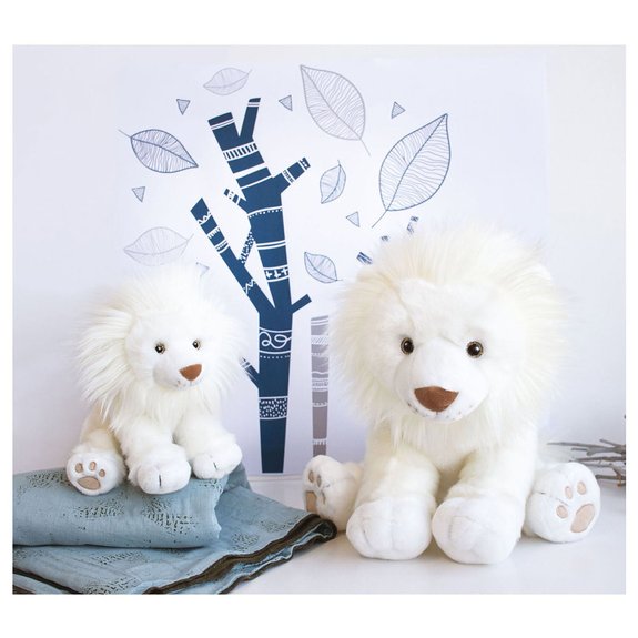 Lion des neiges 28 cm