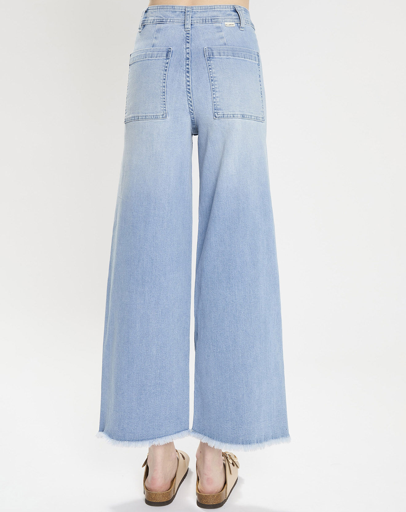 Billabong Jean taille haute 7/8 effilé bleu clair