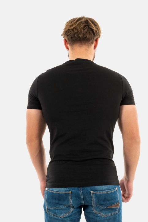 Tee shirt calvin klein jeans core institutional beh black