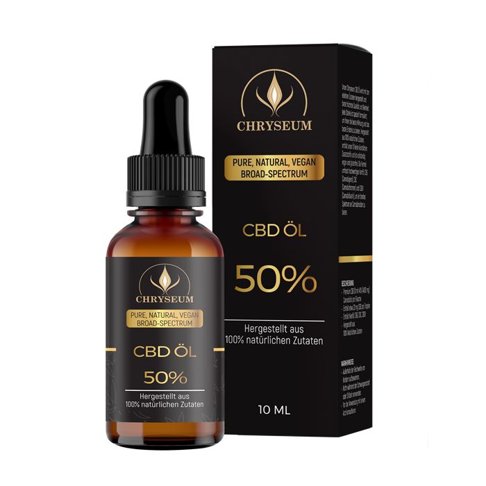Chryseum®- 50 % CBD Öl Vollspektrum