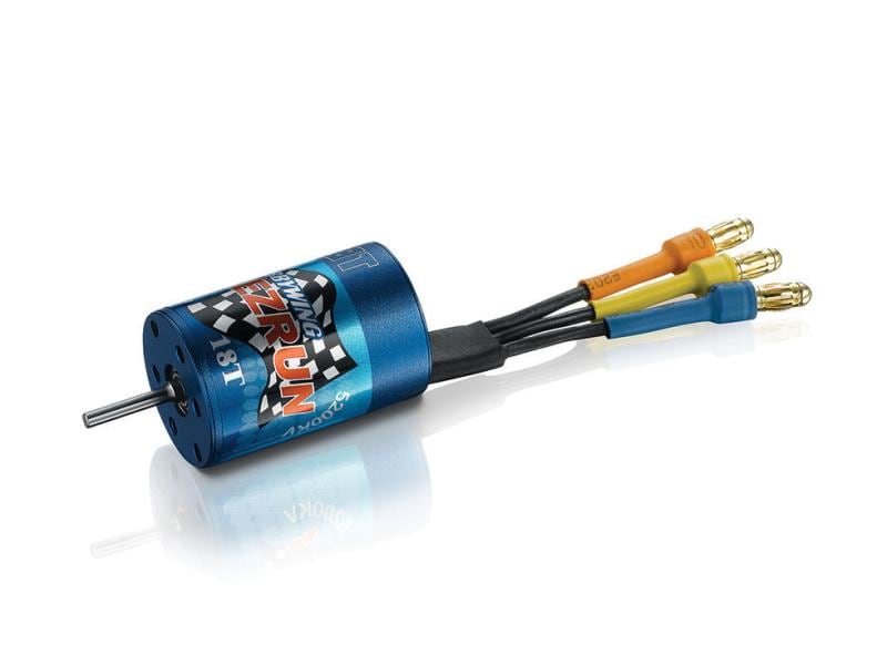 Hobbywing Brushless Motor Ezrun 2030 18T Sensorless, 2 Pol Sensorloser Brushless-Motor für 1:16/1:18 Touring Cars und Buggys