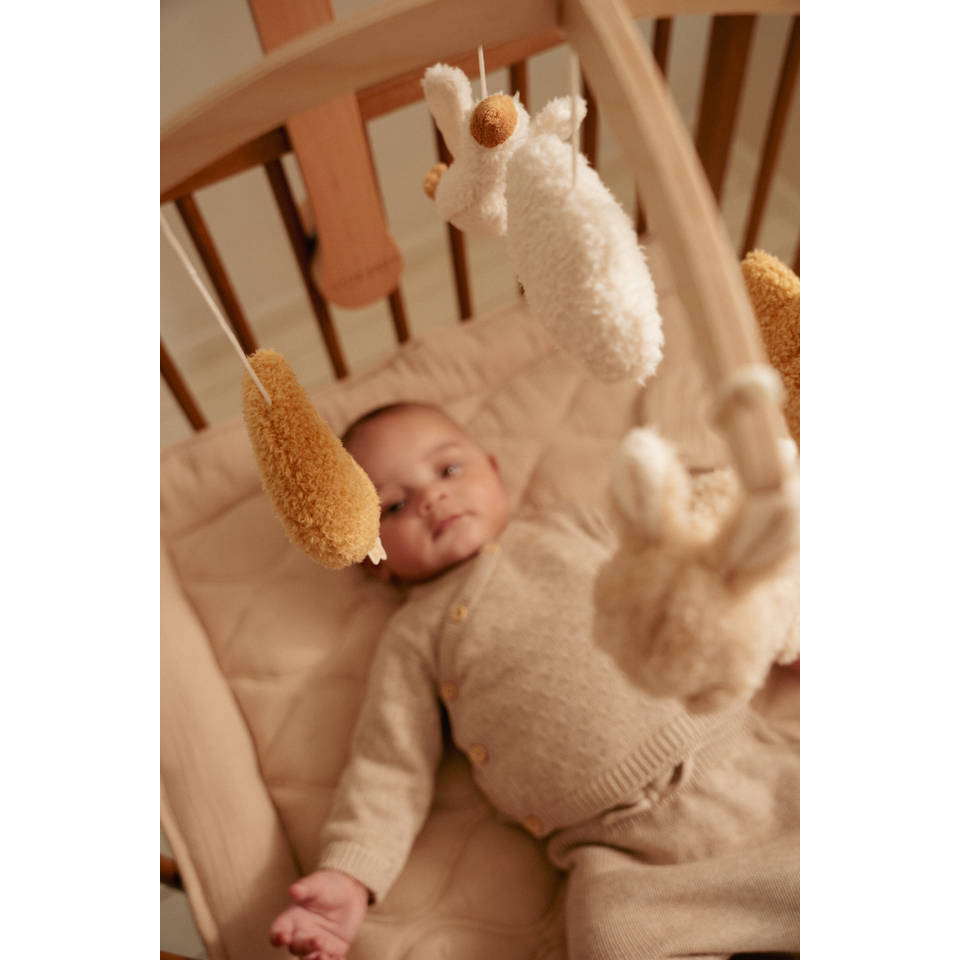 Little Dutch Newborn Naturals houten muziekmobiel