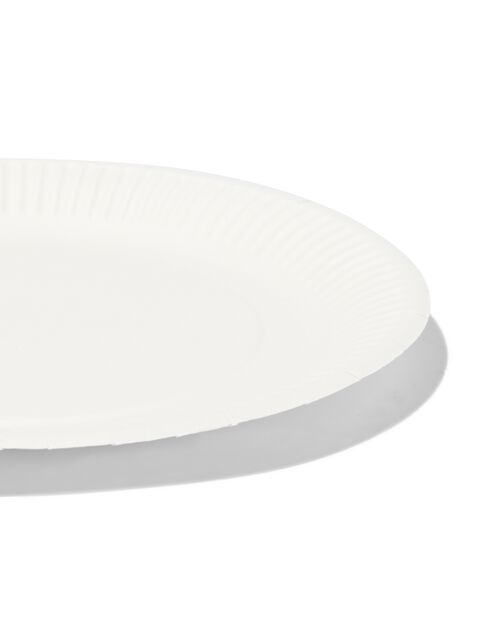 20 assiettes en carton Ø22.6 cm