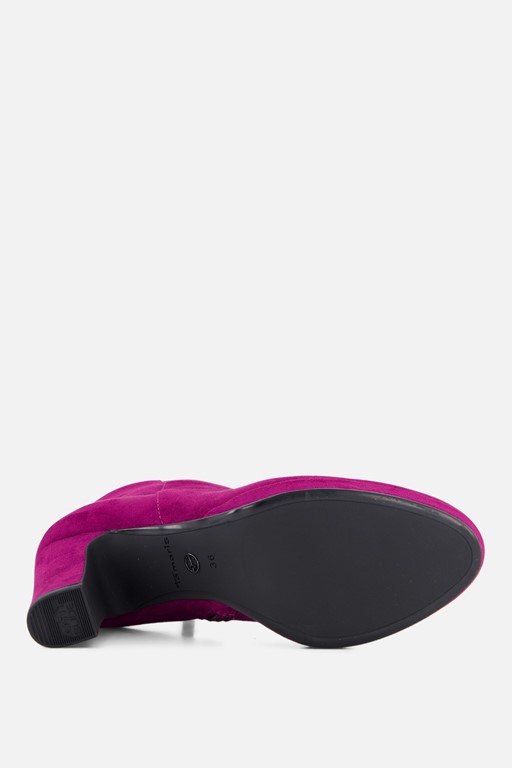 Tamaris Enkellaarsjes roze Textiel