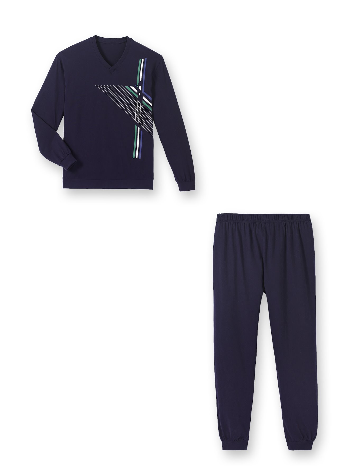 Pyjama maille jersey pur coton peigné