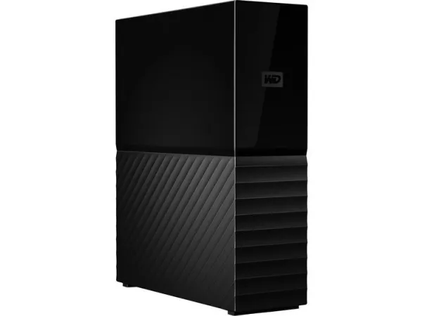 WD My Book WDBBGB0120HBK - Harddisk - krypteret - 12 TB - ekstern (stationær) - USB 3.0 - 256-bit AES - sort