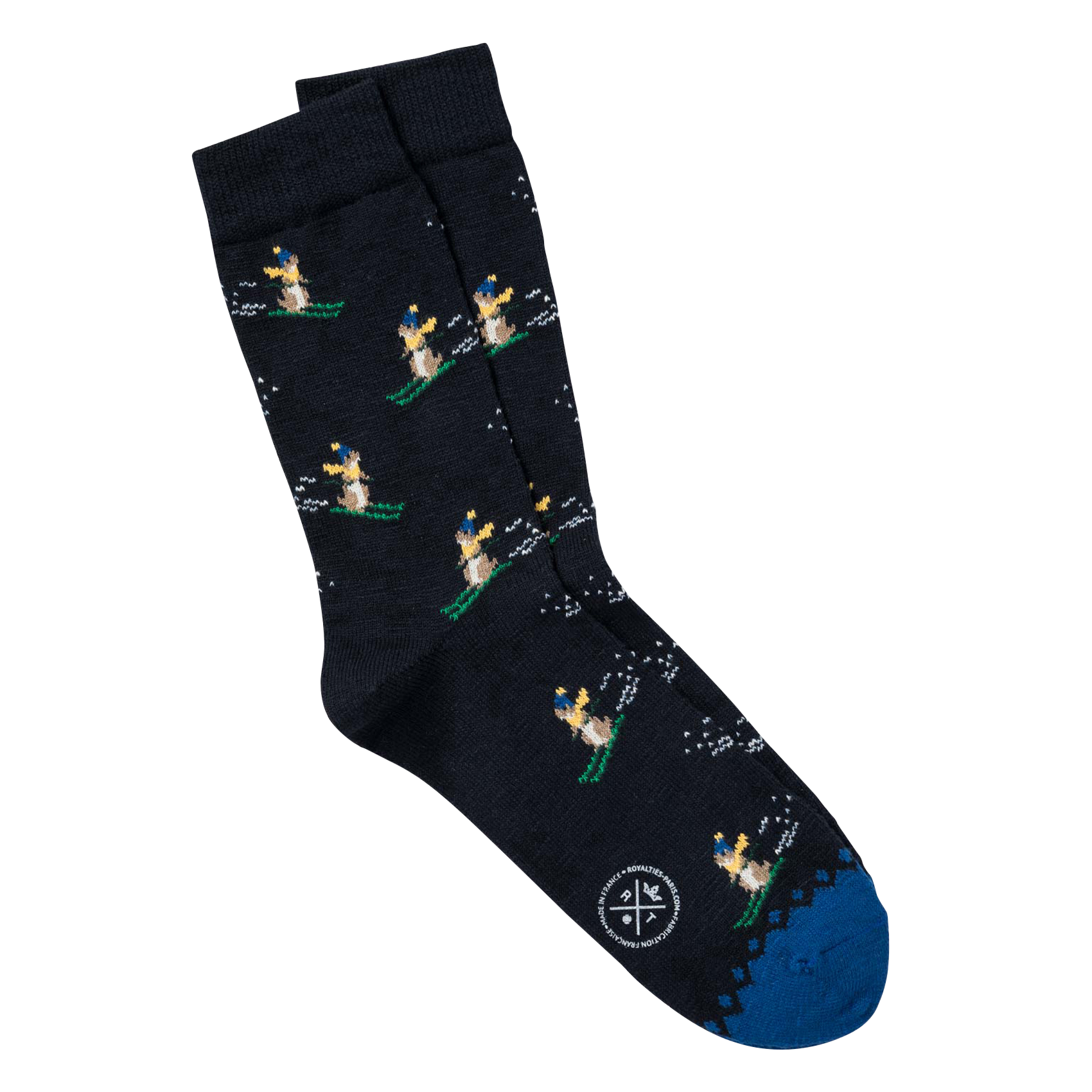 BISCOTTE - Chaussettes en coton mélangé | Bleu