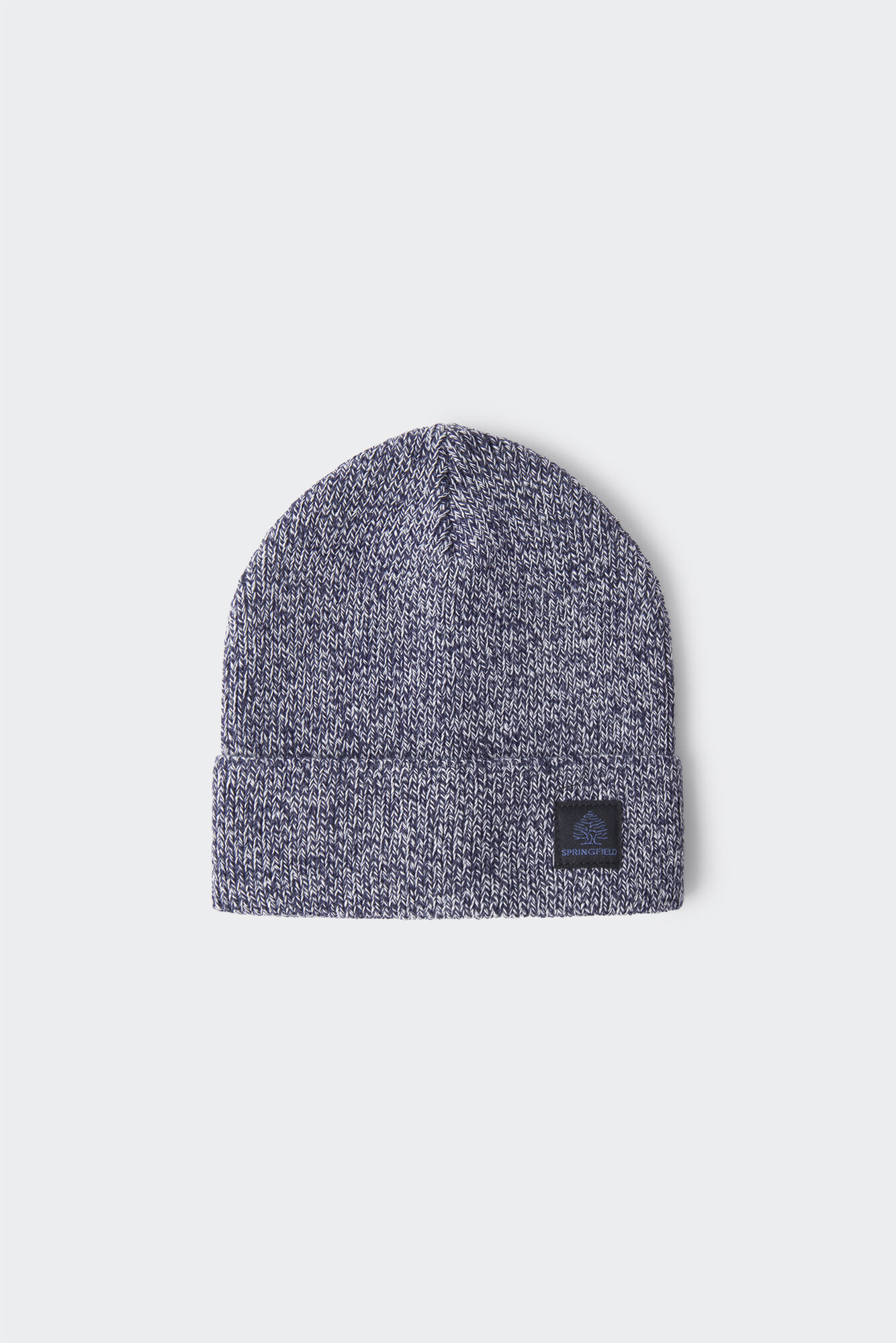 Gorro de malha trançada para menino