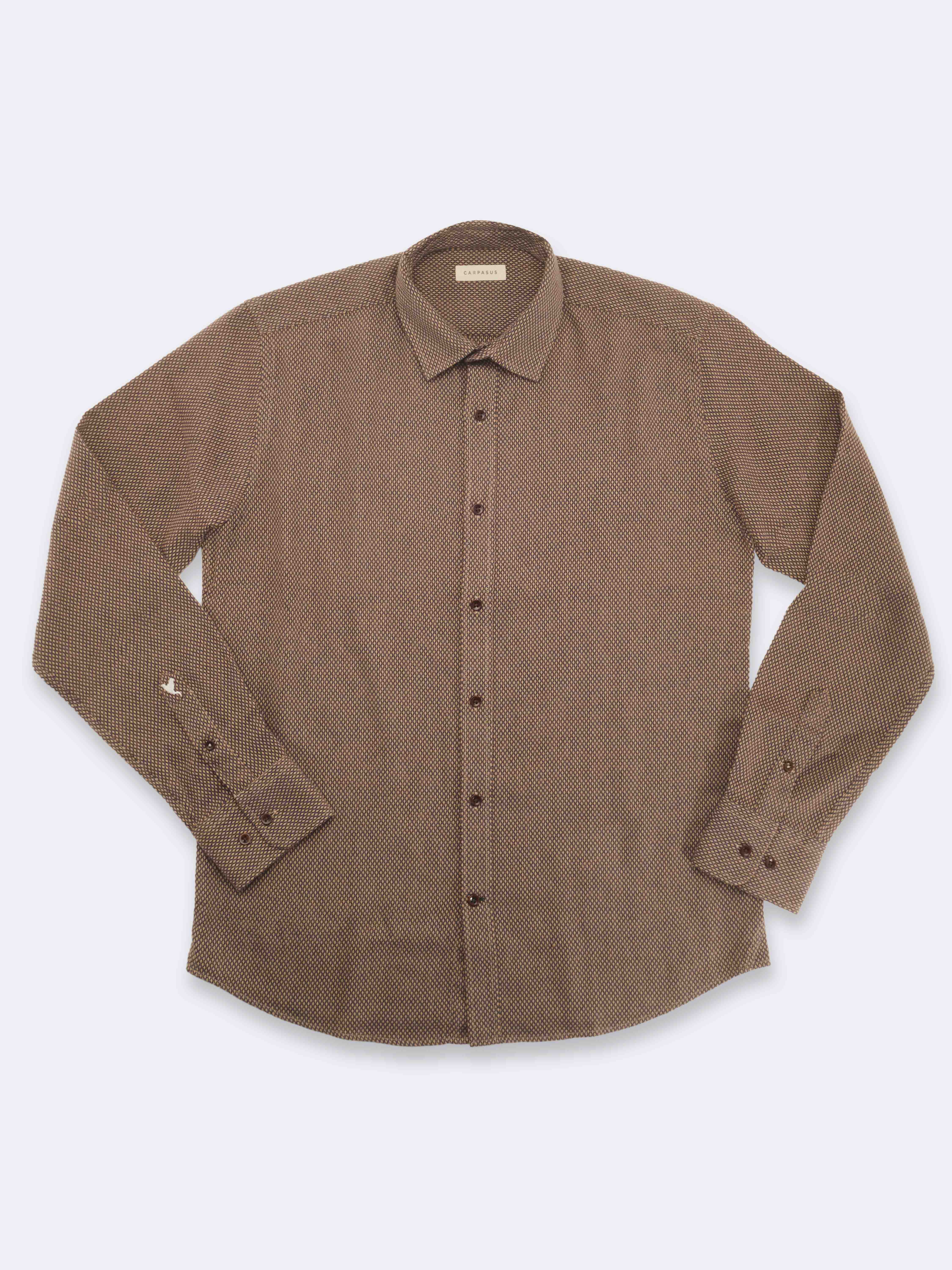 Carpasus Casual Herren-Hemd Lynx Ochre